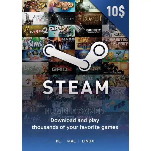 Steam Gift Card $10